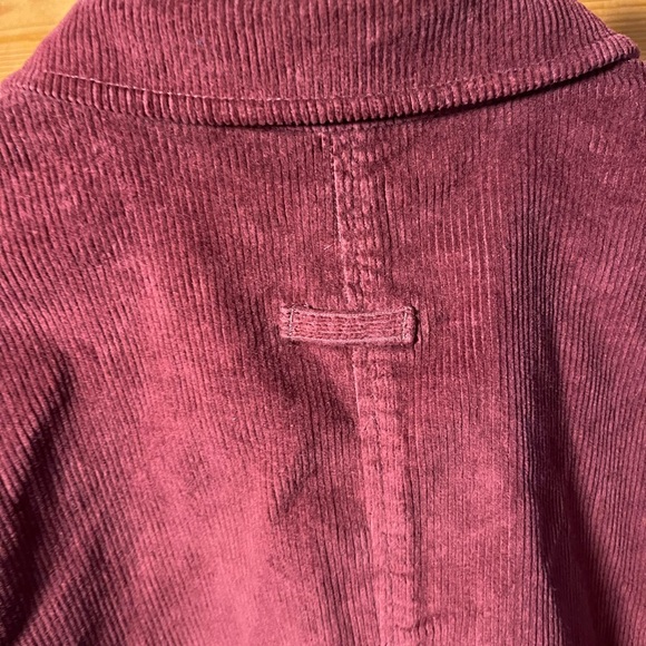 Women's Burgundy Corduroy Jacket- L - Picture 11 of 16